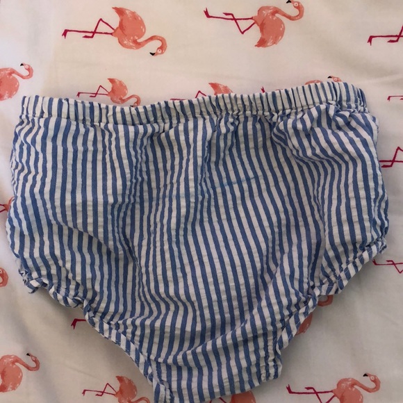 Blue Tommy Hilfigure seersucker dress - size 3 - Picture 4 of 5